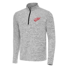 Detroit Red Wings Antigua Cause Quarter-Zip Top - Black | NHL online