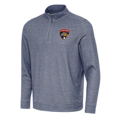 Florida Panthers Antigua Subtle Quarter-Zip Sweatshirt - Heather Navy | NHL near me
