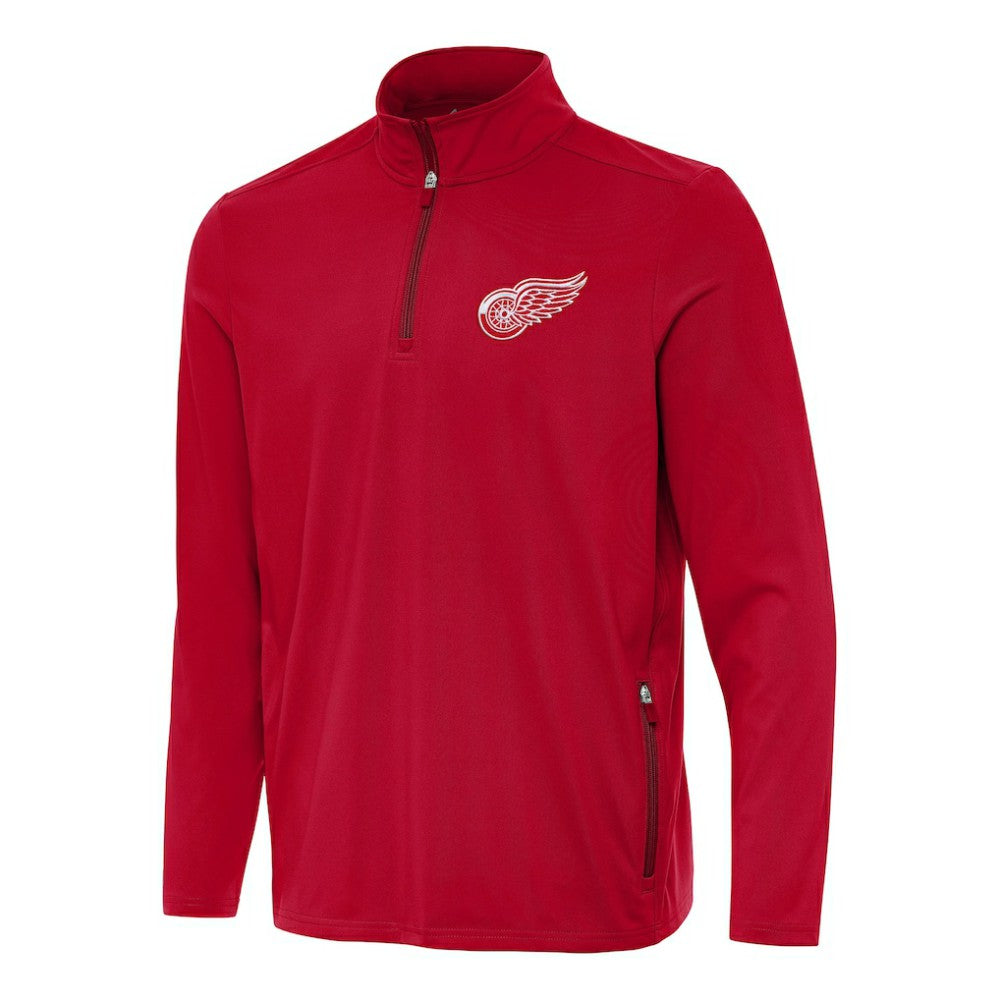 Detroit Red Wings Antigua Perilous Quarter-Zip Sweatshirt - Red | NHL online