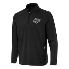 Los Angeles Kings Antigua Perilous Quarter-Zip Sweatshirt - Black | NHL Lifestyle