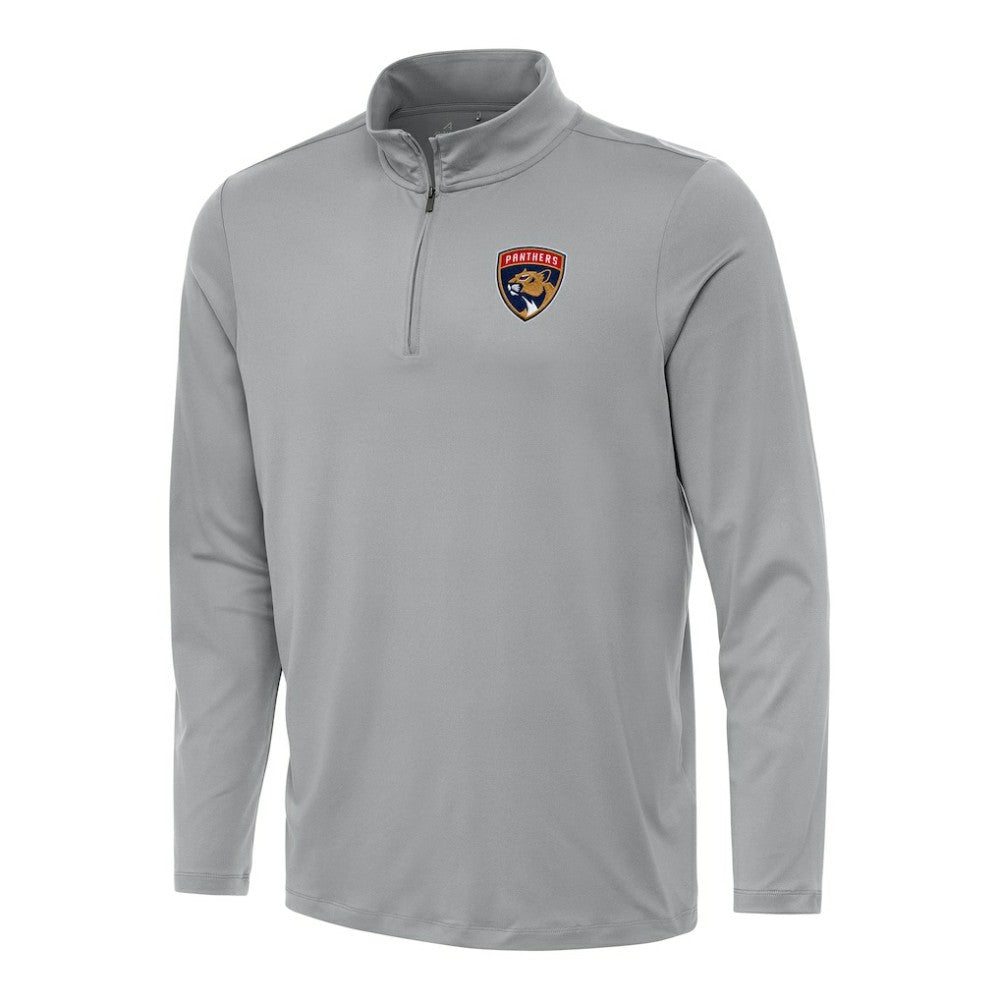 Florida Panthers Antigua Reprocess Quarter-Zip Top - Gray | NHL on sale