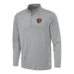 Florida Panthers Antigua Reprocess Quarter-Zip Top - Gray | NHL on sale