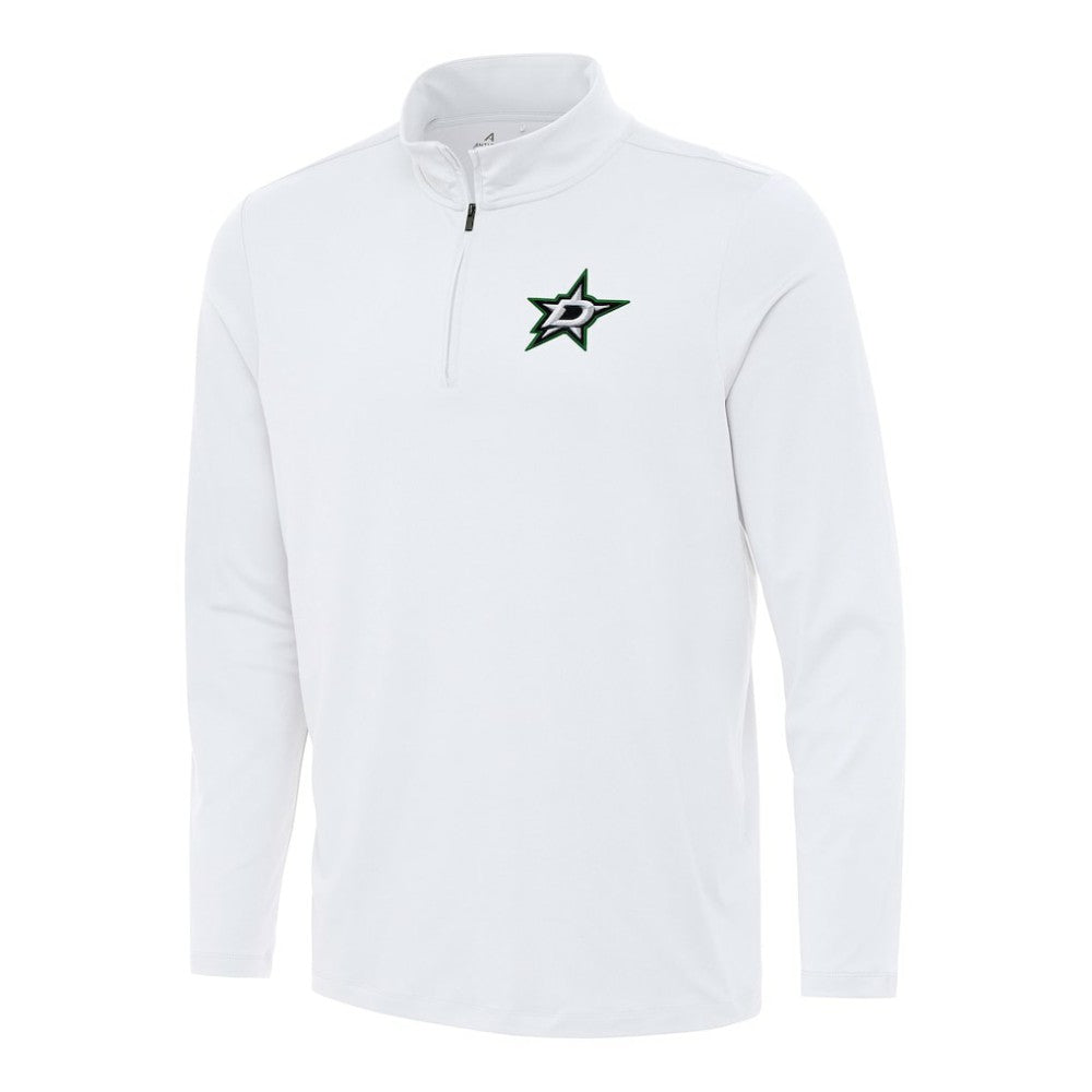 Dallas Stars Antigua Reprocess Quarter-Zip Top - White | NHL Clearance