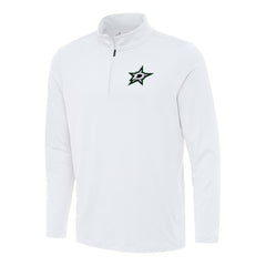 Dallas Stars Antigua Reprocess Quarter-Zip Top - White | NHL Clearance