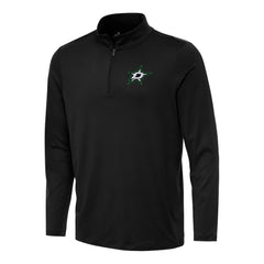 Dallas Stars Antigua Reprocess Quarter-Zip Top - Black | NHL Clearance