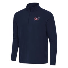 Columbus Blue Jackets Antigua Intent Quarter-Zip Top - Navy | NHL discount
