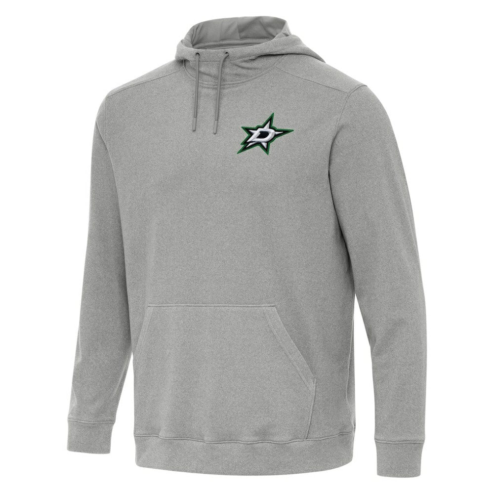 Dallas Stars Antigua Cloud Pullover Hoodie - Heather Gray | NHL Lifestyle