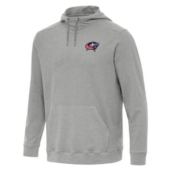 Columbus Blue Jackets Antigua Cloud Pullover Hoodie - Heather Gray | NHL on sale