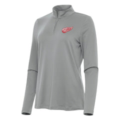 Detroit Red Wings Antigua Women's Reprocess Quarter-Zip Top - Gray | NHL discount