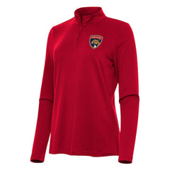 Florida Panthers Antigua Women's Reprocess Quarter-Zip Top - Red | NHL Clearance