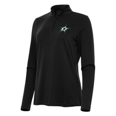 Dallas Stars Antigua Women's Reprocess Quarter-Zip Top - Black | NHL online
