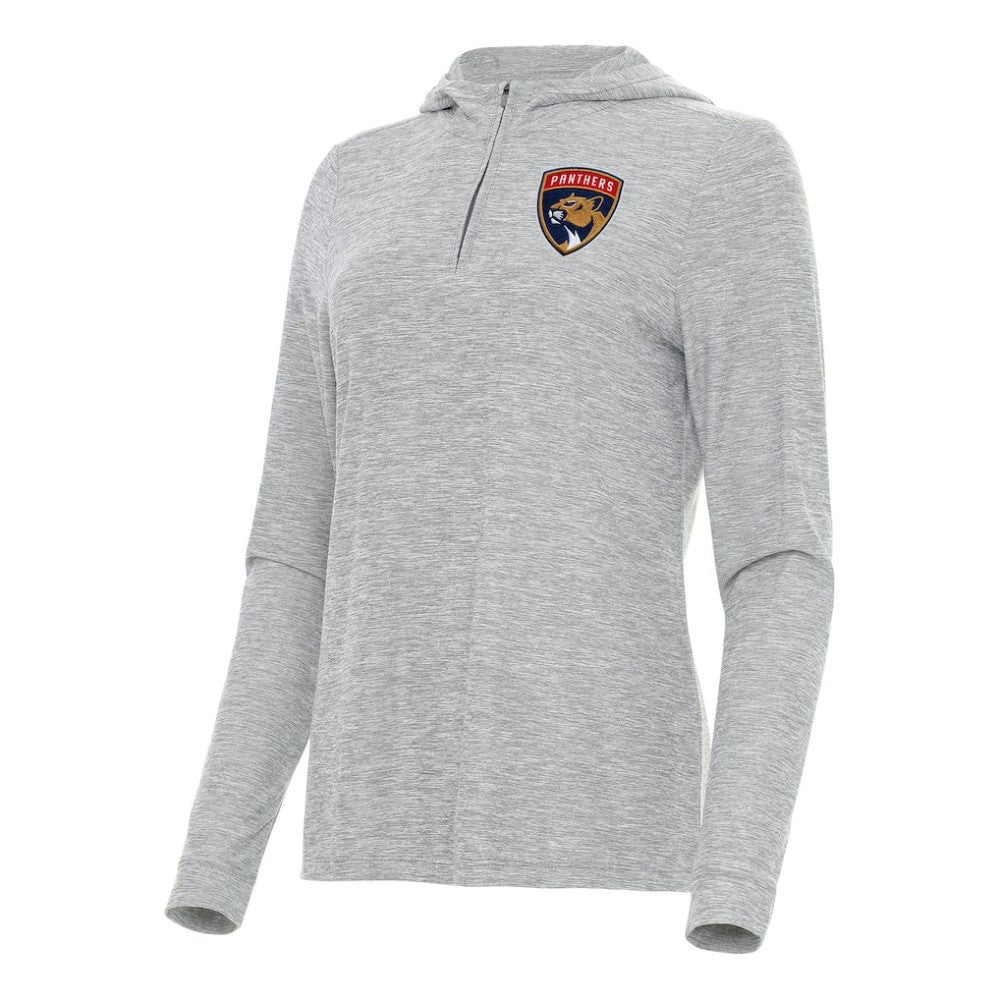 Florida Panthers Antigua Women's Daybreak Quarter-Zip Hoodie - Heather Gray | NHL sale
