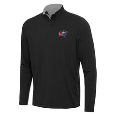 Columbus Blue Jackets Antigua Content Quarter-Zip Pullover Top - Black/Gray | NHL near me