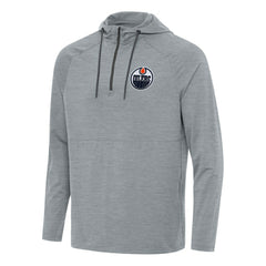 Edmonton Oilers Antigua Spikes Quarter-Zip Hoodie - Heather Gray | NHL sale