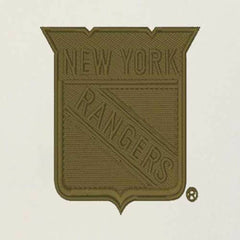 New York Rangers Antigua Intrepid Sand Raglan Long Sleeve Hoodie T-Shirt - Cream/Olive | NHL online