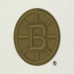 Boston Bruins Antigua Intrepid Sand Raglan Long Sleeve Hoodie T-Shirt - Cream/Olive | NHL on sale