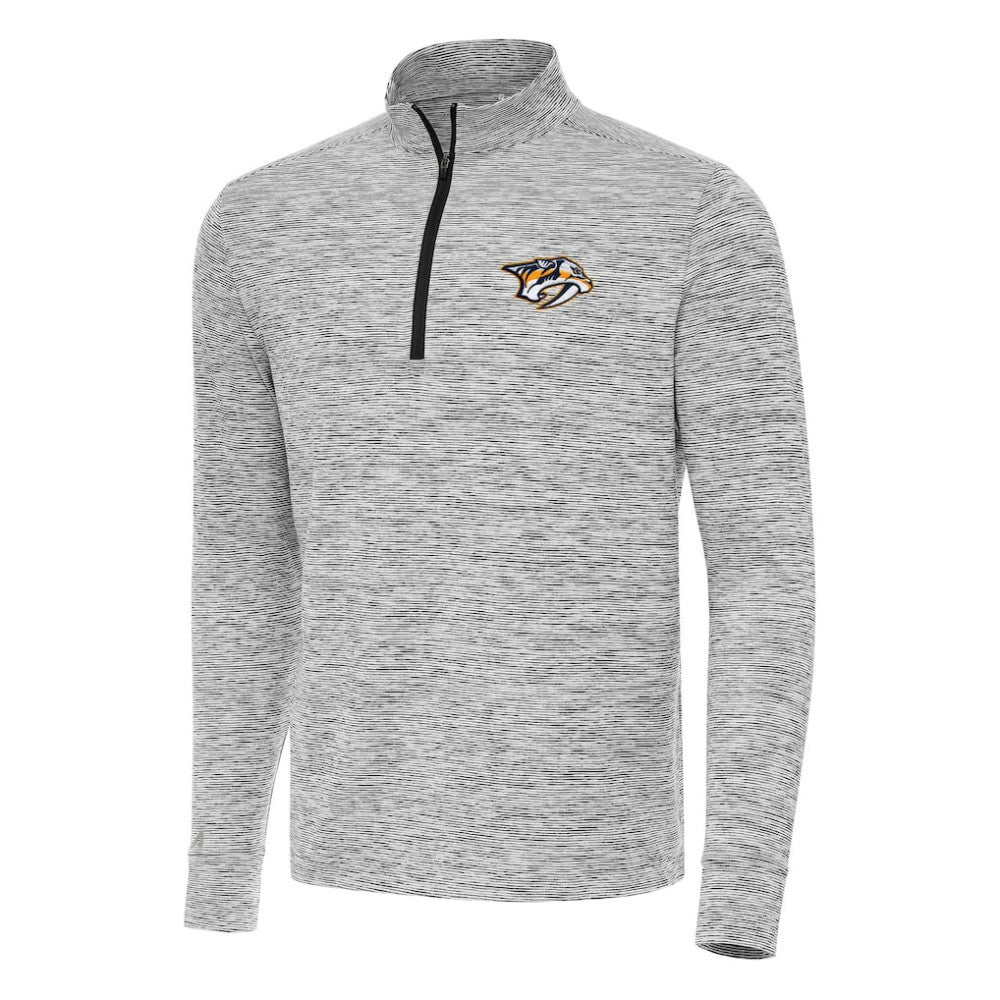 Nashville Predators Antigua Cause Quarter-Zip Top - Black | NHL near me