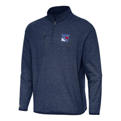New York Rangers Antigua Certain Quarter-Zip Tri-Blend Sweatshirt - Heather Navy | NHL near me