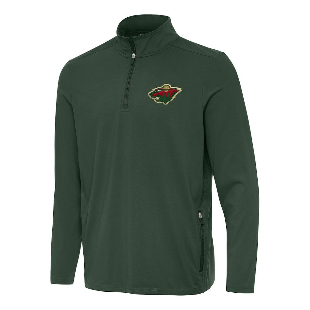 Minnesota Wild Antigua Perilous Quarter-Zip Sweatshirt - Hunter Green | NHL sale
