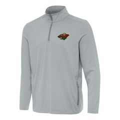 Minnesota Wild Antigua Perilous Quarter-Zip Sweatshirt - Gray | NHL near me