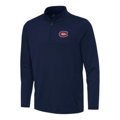 Montreal Canadiens Antigua Reprocess Quarter-Zip Top - Navy | NHL online