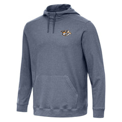 Nashville Predators Antigua Cloud Pullover Hoodie - Heather Navy | NHL Lifestyle