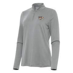 Nashville Predators Antigua Women's Reprocess Quarter-Zip Top - Gray | NHL online