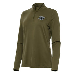 Los Angeles Kings Antigua Women's Reprocess Quarter-Zip Top - Olive | NHL sale