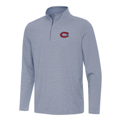 Montreal Canadiens Antigua Twine Quarter-Zip Top - Navy | NHL discount