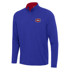 Montreal Canadiens Antigua Content Quarter-Zip Pullover Top - Blue/Red | NHL sale
