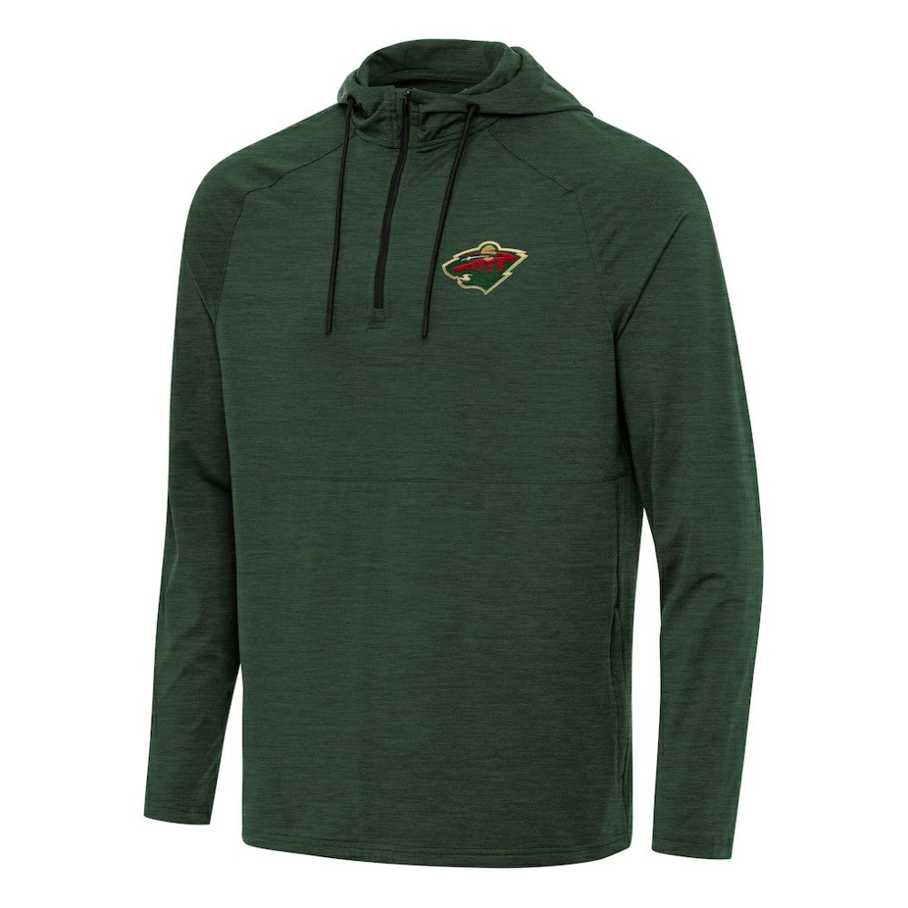 Minnesota Wild Antigua Spikes Quarter-Zip Hoodie - Hunter Green | NHL sale