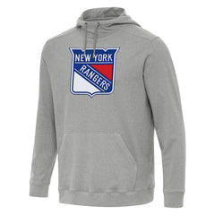 New York Rangers Antigua Cloud Pullover Hoodie - Heather Gray | NHL online