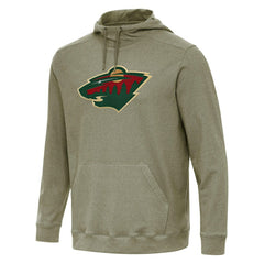 Minnesota Wild Antigua Cloud Pullover Hoodie - Olive | NHL online