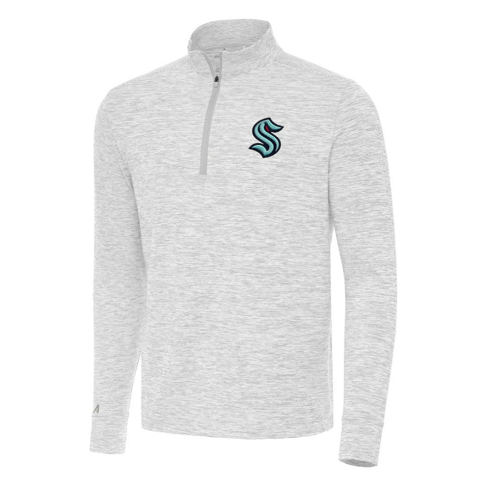 Seattle Kraken Antigua Cause Quarter-Zip Top - Gray | NHL near me