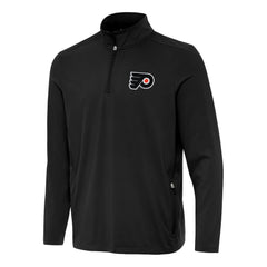 Philadelphia Flyers Antigua Perilous Quarter-Zip Sweatshirt - Black | NHL on sale