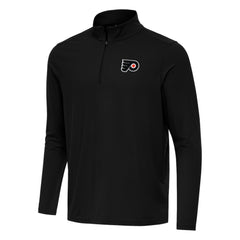 Philadelphia Flyers Antigua Intent Quarter-Zip Top - Black | NHL on sale