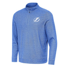 Tampa Bay Lightning Antigua Subtle Quarter-Zip Sweatshirt - Heather Royal | NHL sale