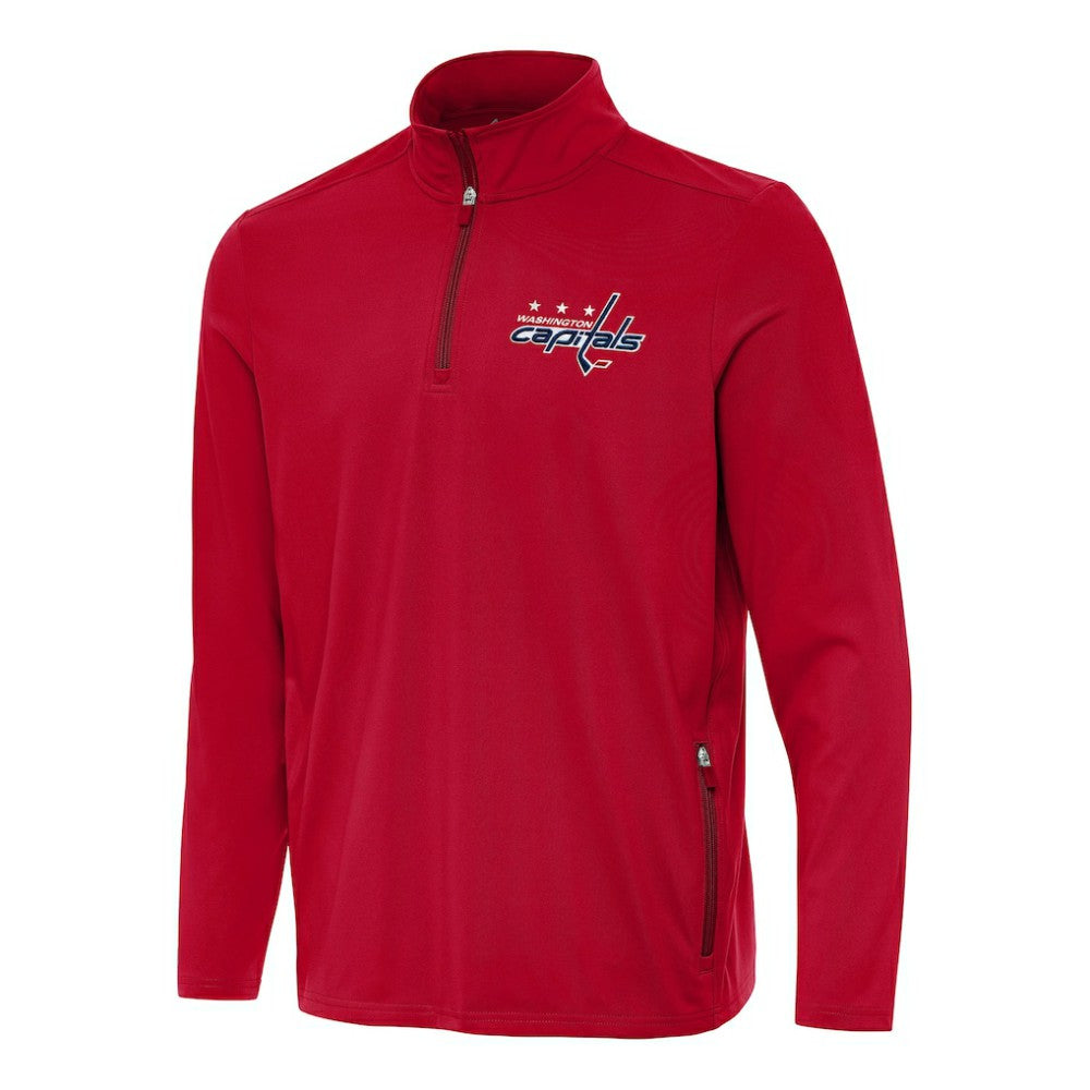 Washington Capitals Antigua Perilous Quarter-Zip Sweatshirt - Red | NHL discount