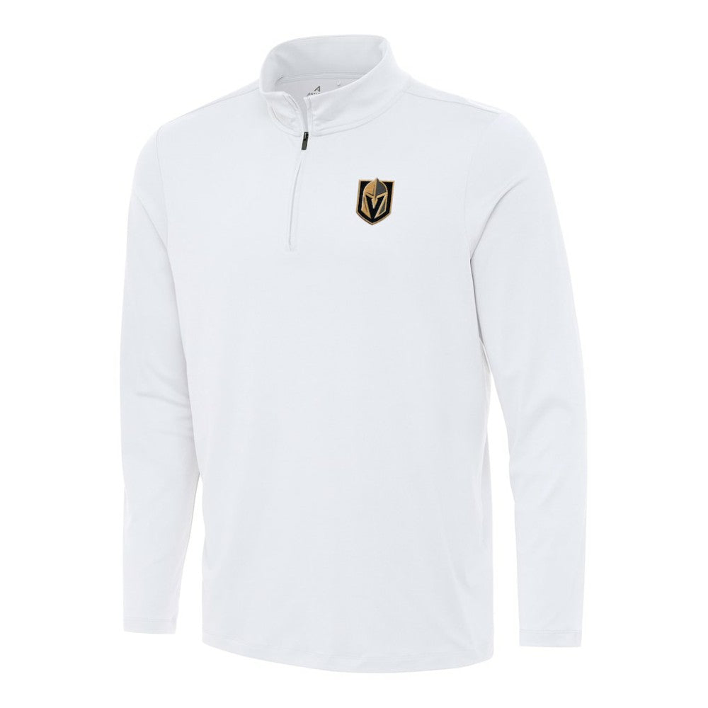 Vegas Golden Knights Antigua Reprocess Quarter-Zip Top - White | NHL near me