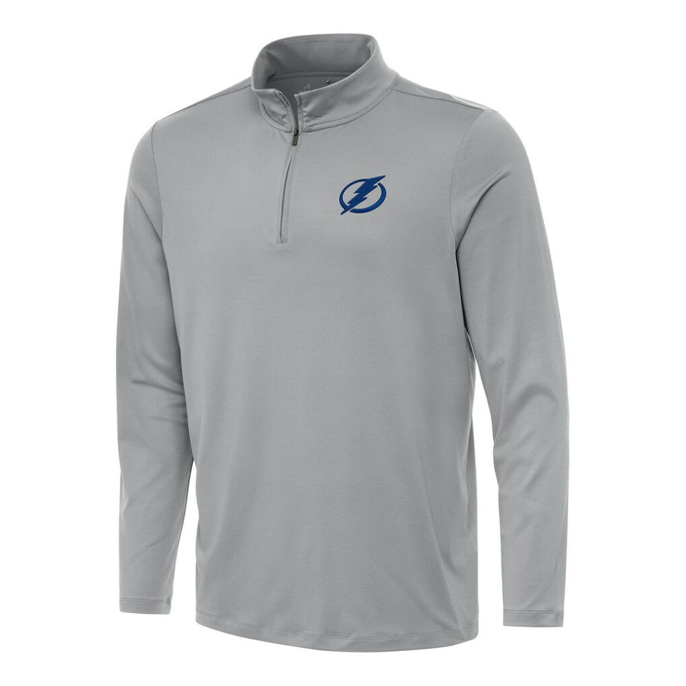 Tampa Bay Lightning Antigua Reprocess Quarter-Zip Top - Gray | NHL near me