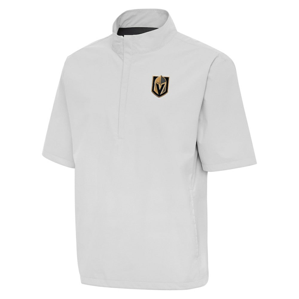 Vegas Golden Knights Antigua Brisk Quarter-Zip Windbreaker - Heather Gray | NHL discount