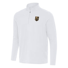 Vegas Golden Knights Antigua Intent Quarter-Zip Top - White | NHL online