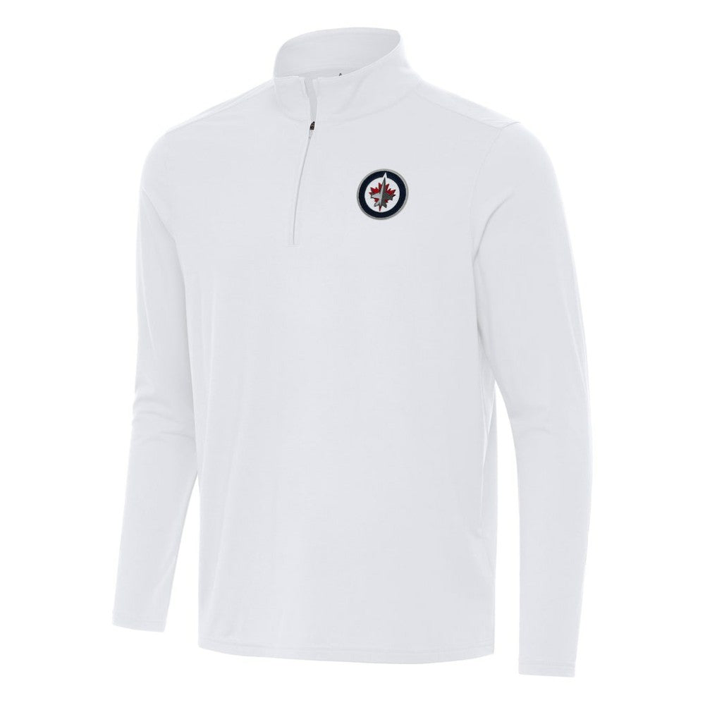 Winnipeg Jets Antigua Intent Quarter-Zip Top - White | NHL online