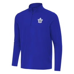 Toronto Maple Leafs Antigua Intent Quarter-Zip Top - Royal | NHL Clearance