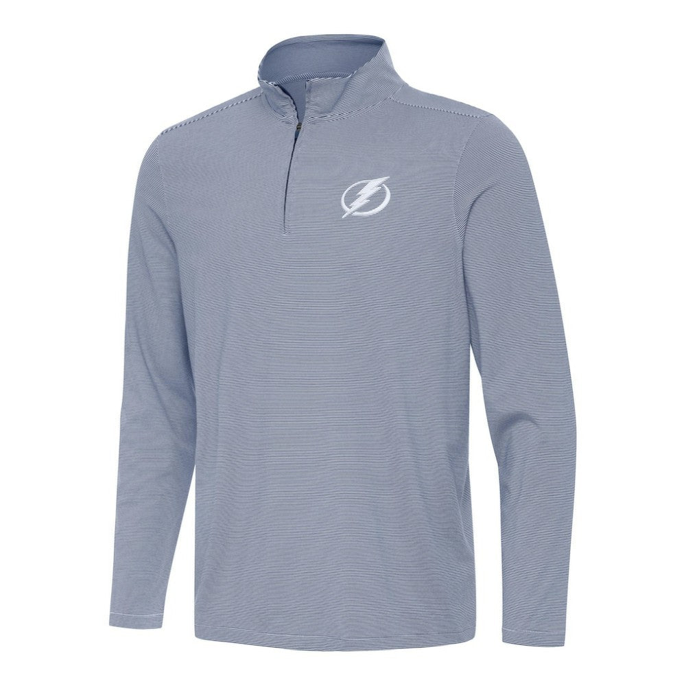 Tampa Bay Lightning Antigua Twine Quarter-Zip Top - Navy | NHL sale