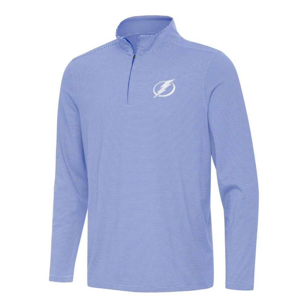 Tampa Bay Lightning Antigua Twine Quarter-Zip Top - Royal | NHL on sale