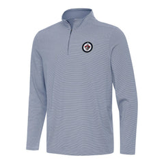 Winnipeg Jets Antigua Twine Quarter-Zip Top - Navy | NHL Lifestyle