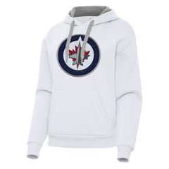 Winnipeg Jets Antigua Women's Victory Pullover Hoodie - White | NHL sale