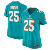 Jaylen Wright Miami Dolphins Women's Game Jersey - Aqua - Nike