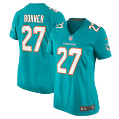 Ethan Bonner Miami Dolphins Women's Game Jersey - Aqua - Nike